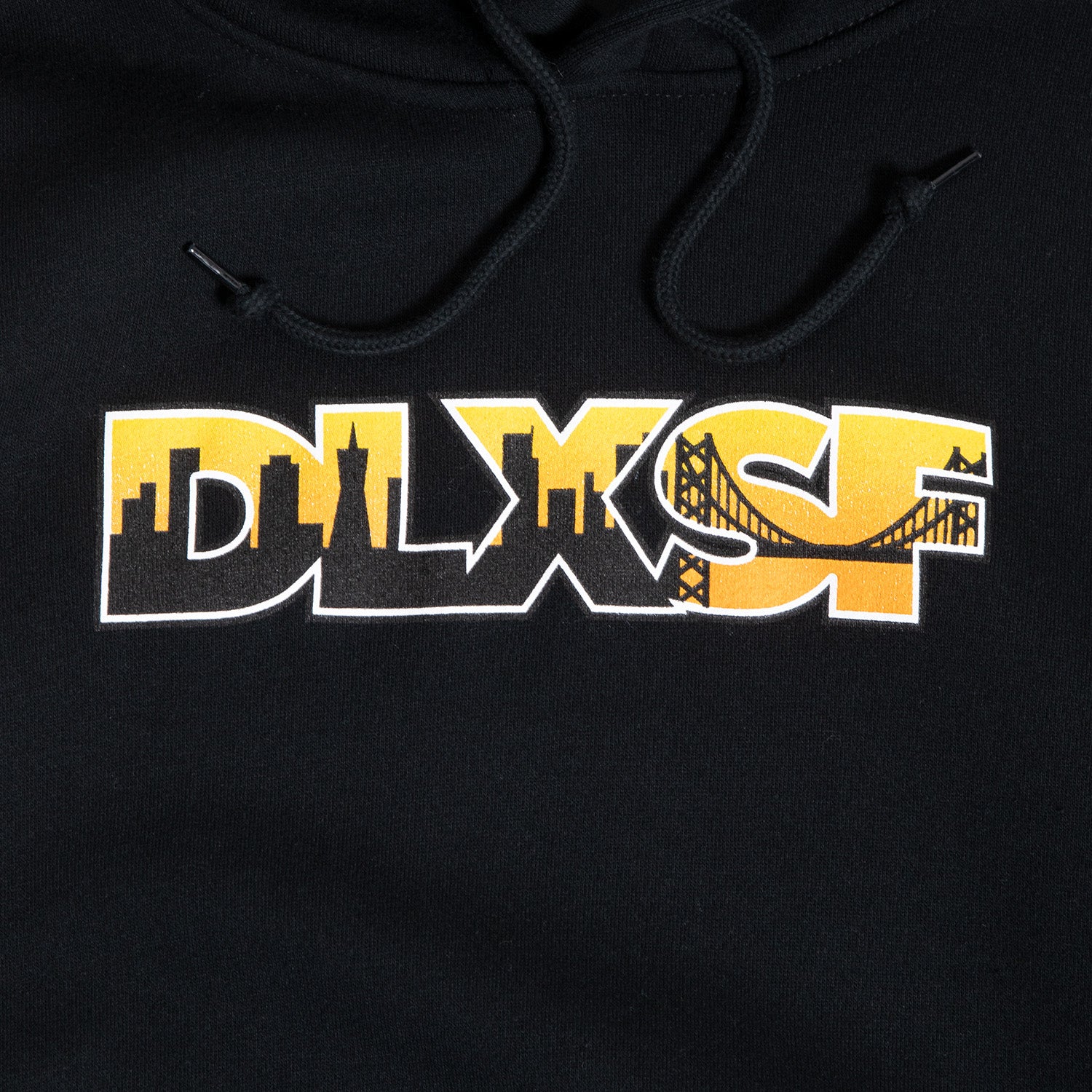 トップス DLXSF SKYLINE HOODIE BLACK DLX Skyline Hooded Sweatshirt
