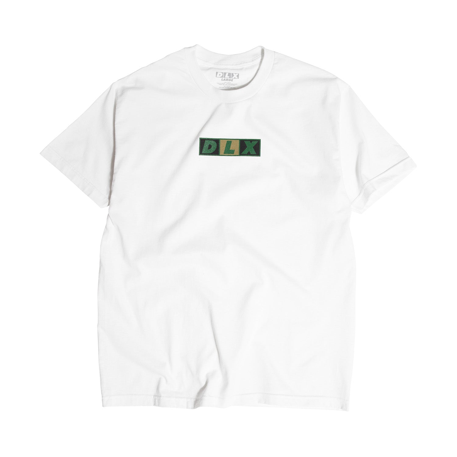 P. White green print t-shirt - Deluxis