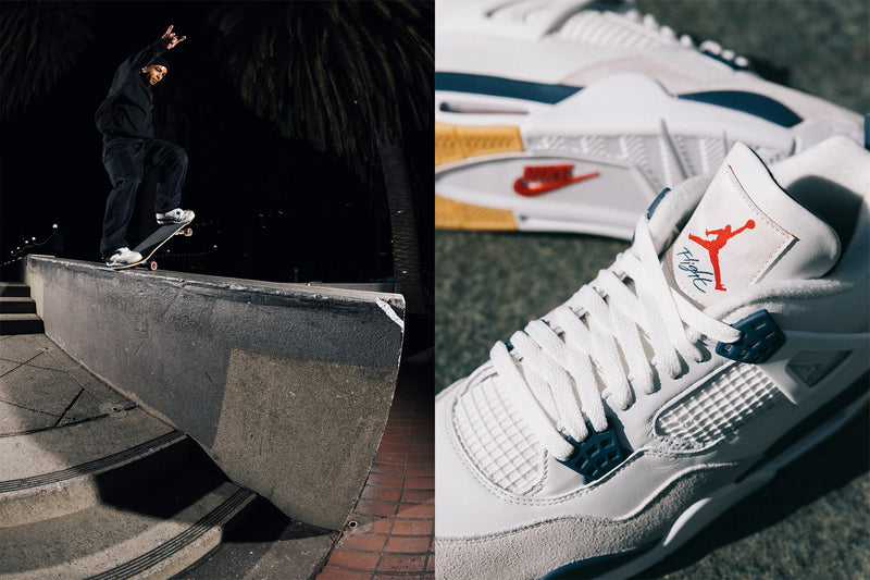 Nike SB X Air Jordan 4 "Navy" Exclusive Release at DLX