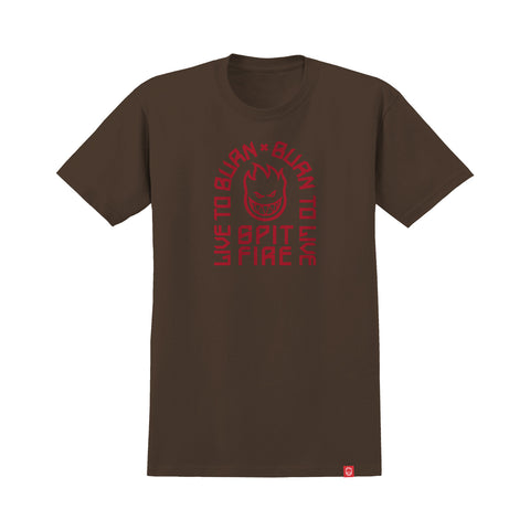 Spitfire Live To Burn Arch T-Shirt