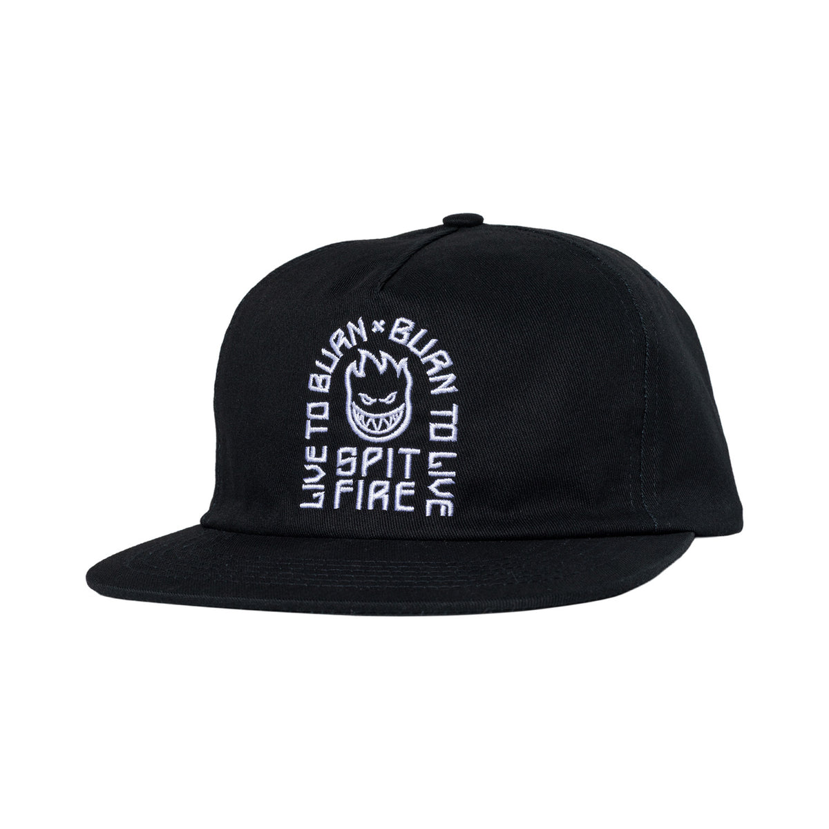 Spitfire Live To Burn Arch Snapback Hat