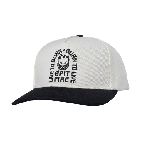 Spitfire Live To Burn Arch Snapback Hat