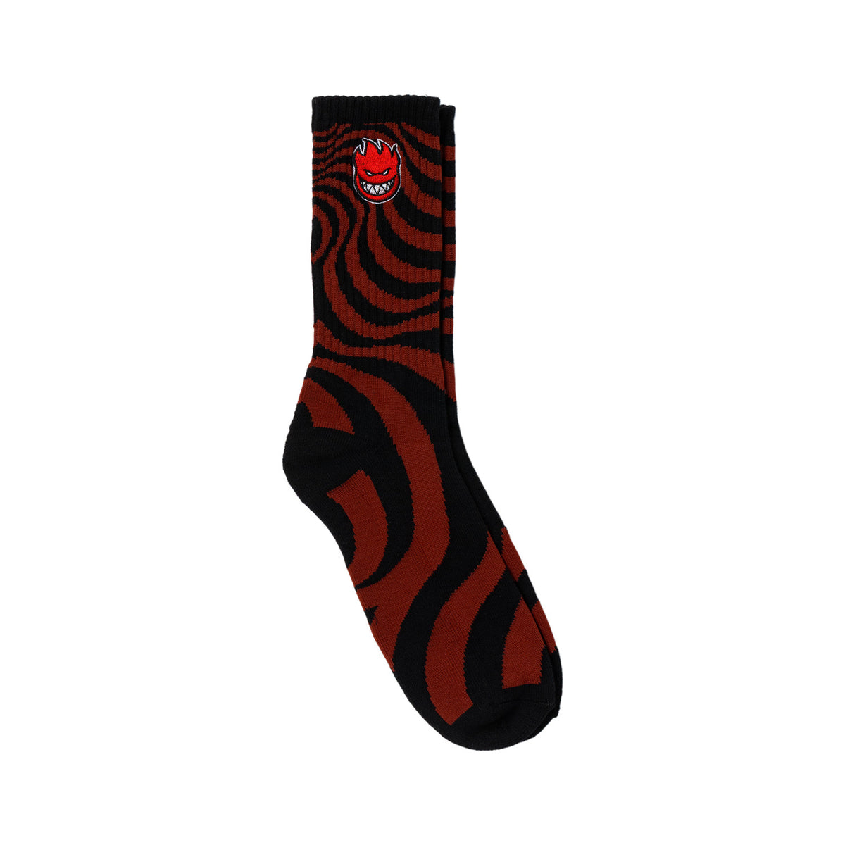 Spitfire Bighead Fill Embroidered Swirl Socks
