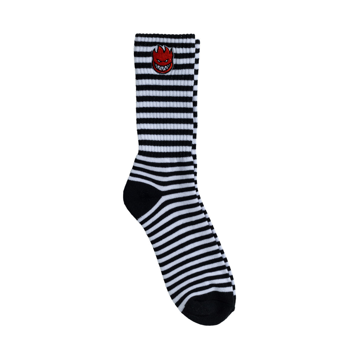 Spitfire Bighead Fill Embroidered Stripe Socks