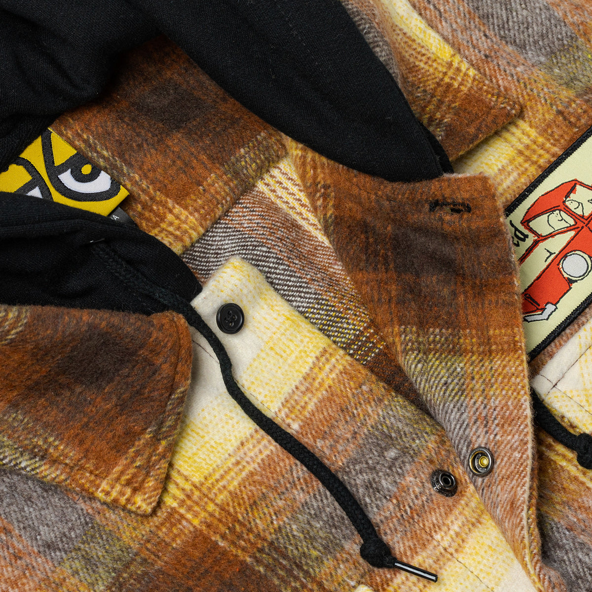 Krooked Double OK Hooded Flannel