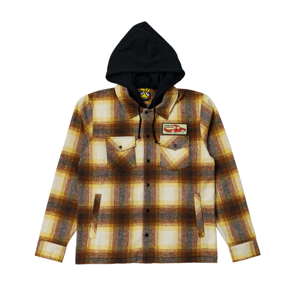 Krooked Double OK Hooded Flannel