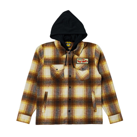 Krooked Double OK Hooded Flannel