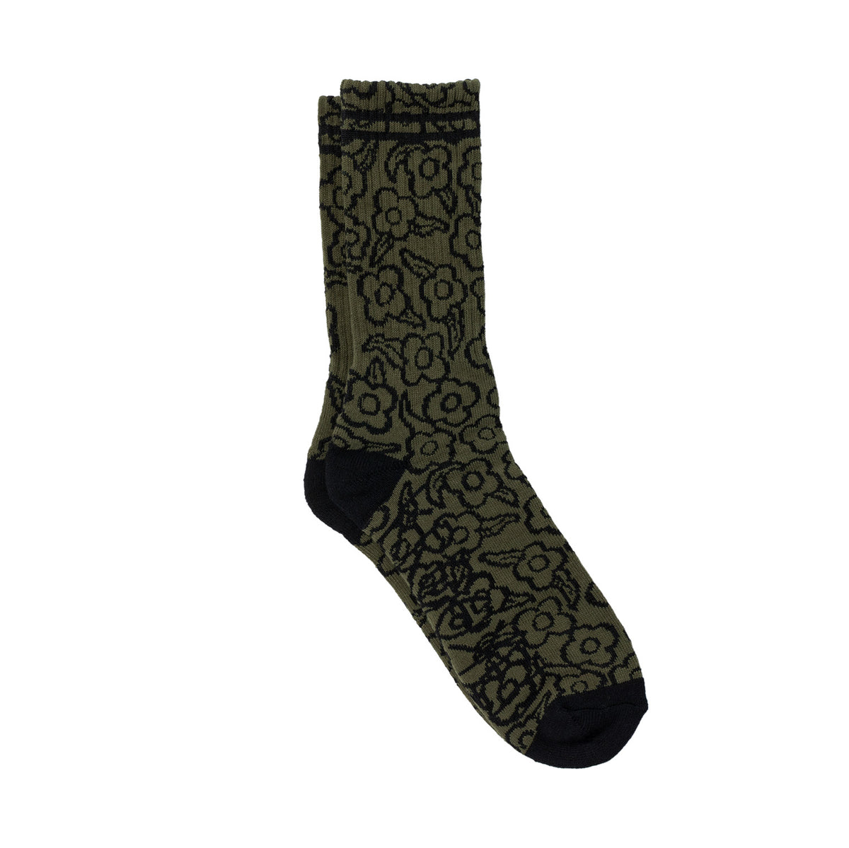 Krooked Multi Flowers Socks