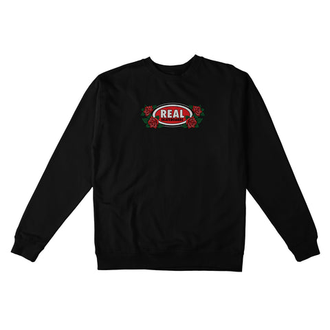 Real Rose Oval Crewneck Sweatshirt