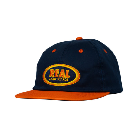 Real Oval Embroidered Strapback Hat