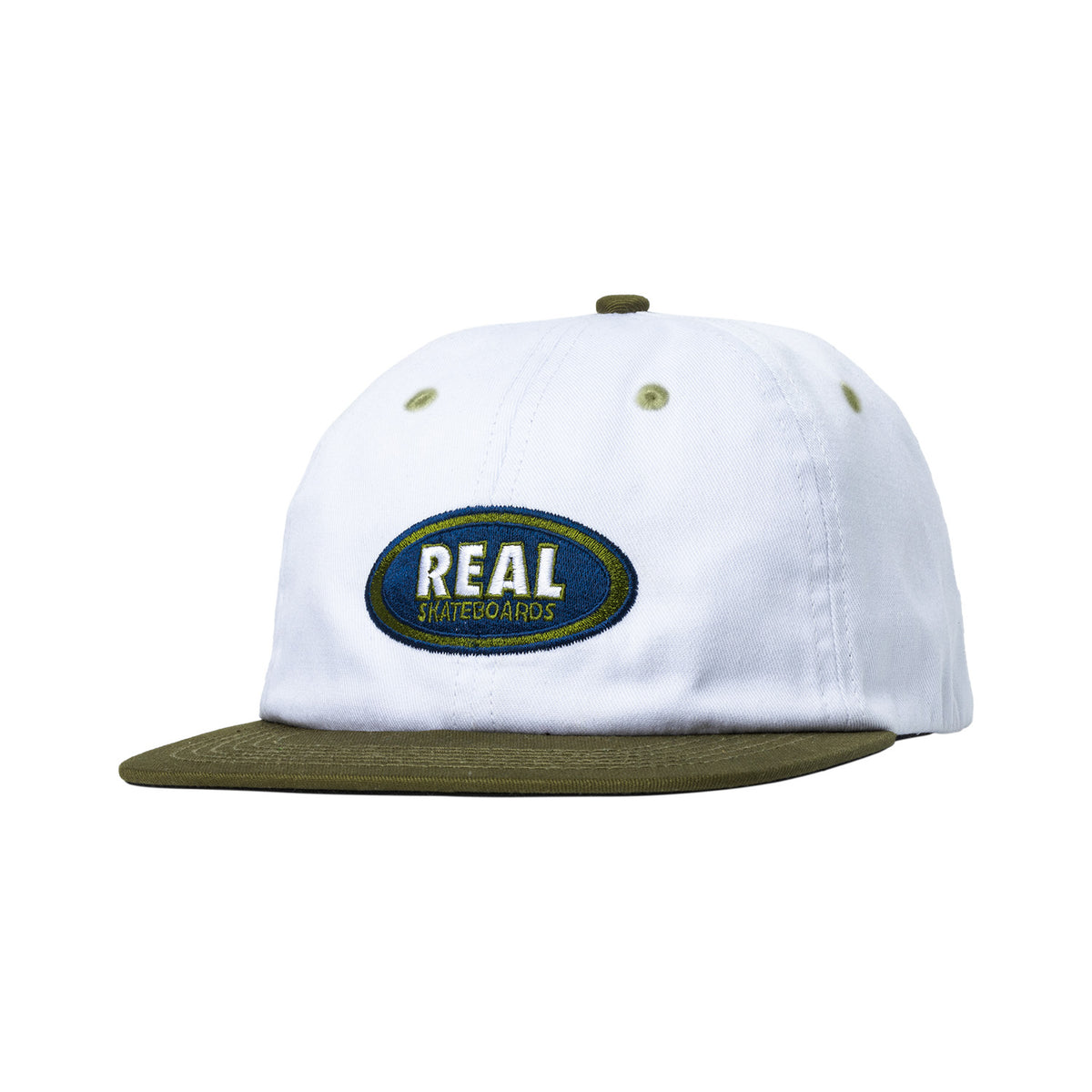 Real Oval Embroidered Strapback Hat