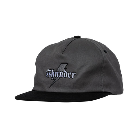 Thunder Bolt Script Snapback Hat