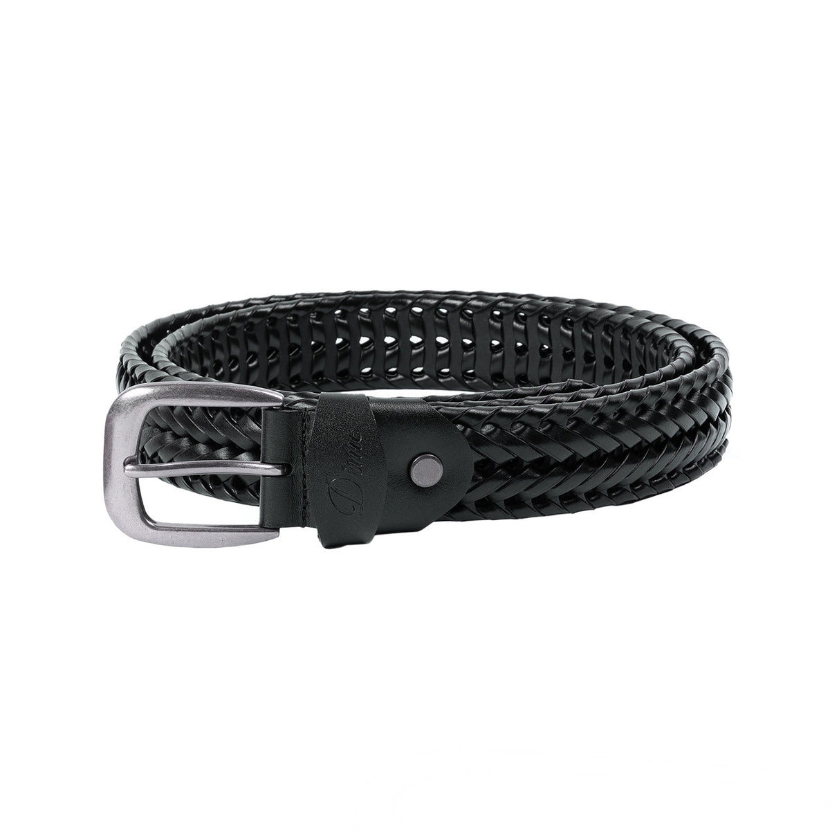 Dime Braided Leather Belt