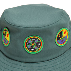 Turtle Island Meditation Equipment Time Patches Bucket Hat