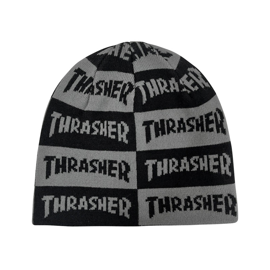 Thrasher Mag Checkered Skully Beanie