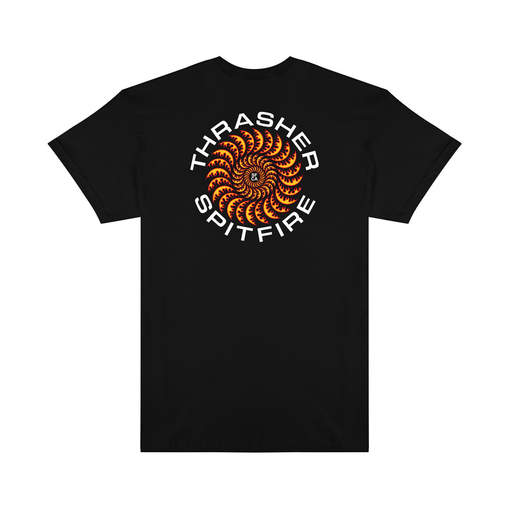 Thrasher X Spitfire Classic Swirl T-Shirt