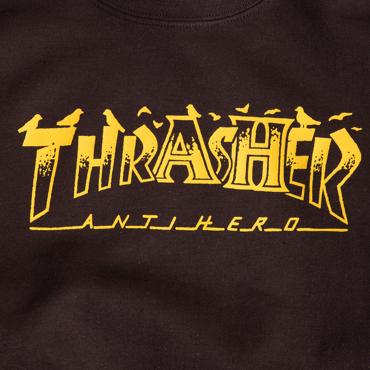 Thrasher X Antihero Pigeon Mag Crewneck Sweatshirt