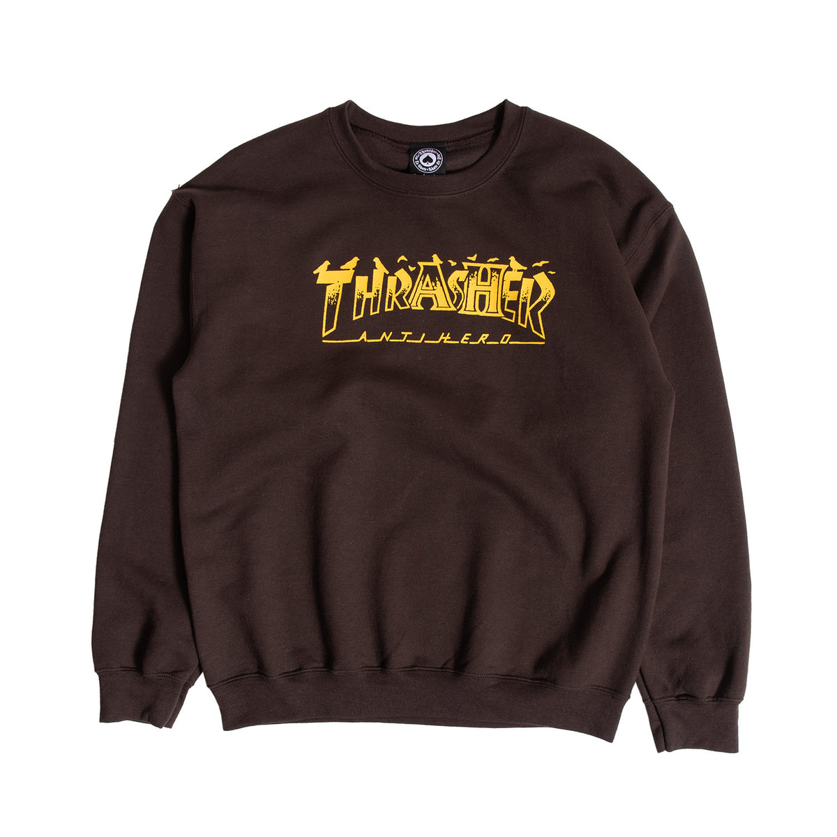 Thrasher X Antihero Pigeon Mag Crewneck Sweatshirt