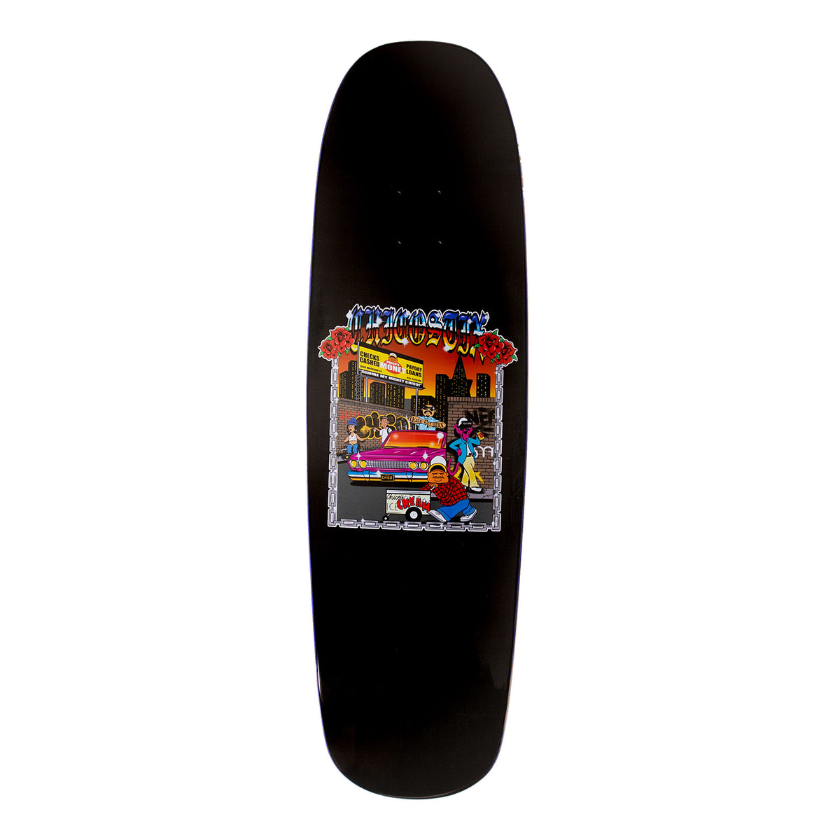 Chico Stix Lowrider Shaped Deck