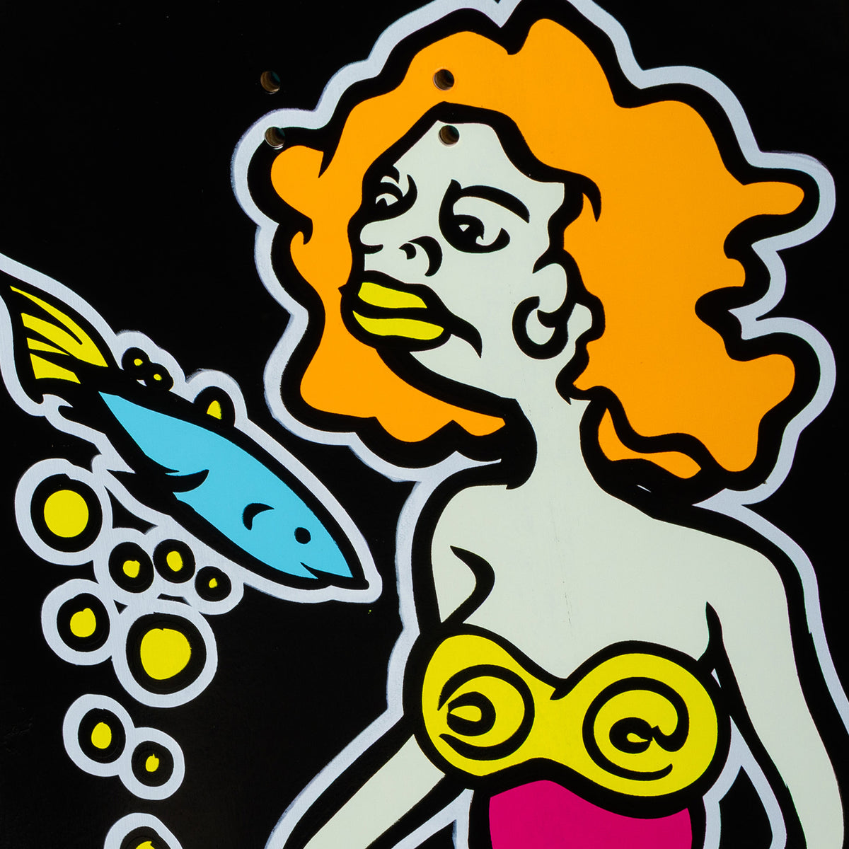 Krooked Hand Screened Mermaid Deck