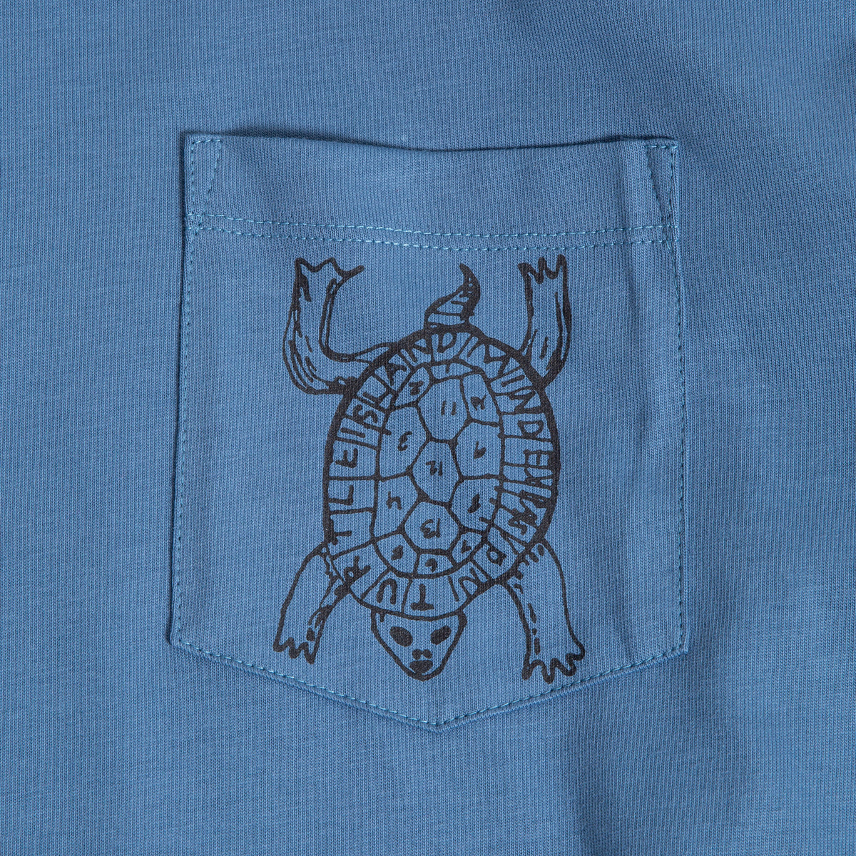 Turtle Island Meditation Equipment Peace Pocket Long Sleeve T-Shirt
