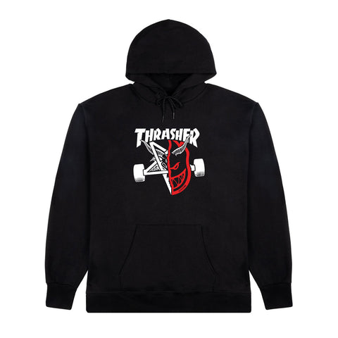Thrasher X Spitfire Thrash & Burn Hooded Sweatshirt