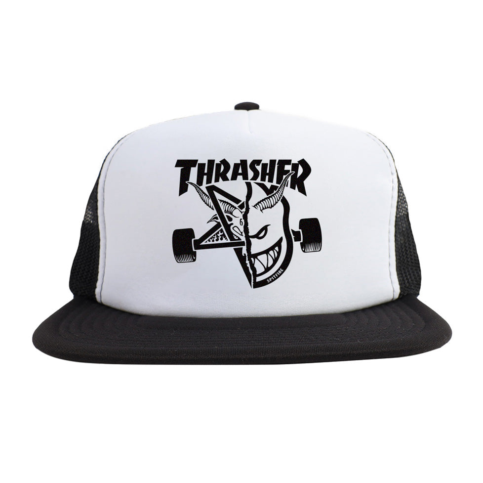 Thrasher X Spitfire Thrash & Burn Trucker Hat