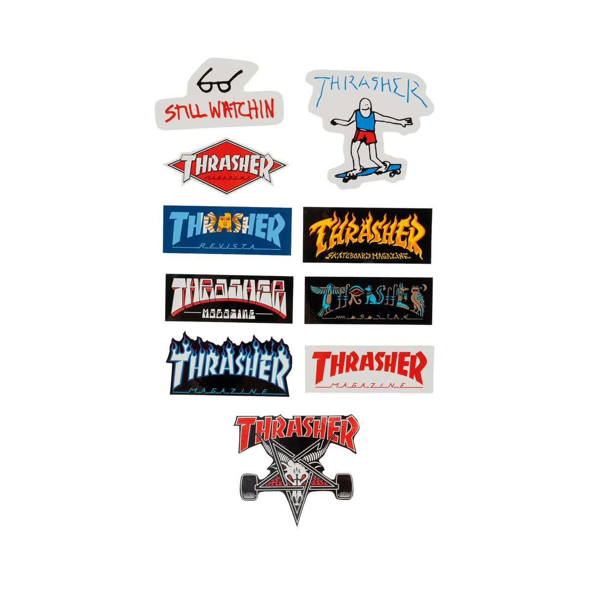 Thrasher 10 Sticker Pack