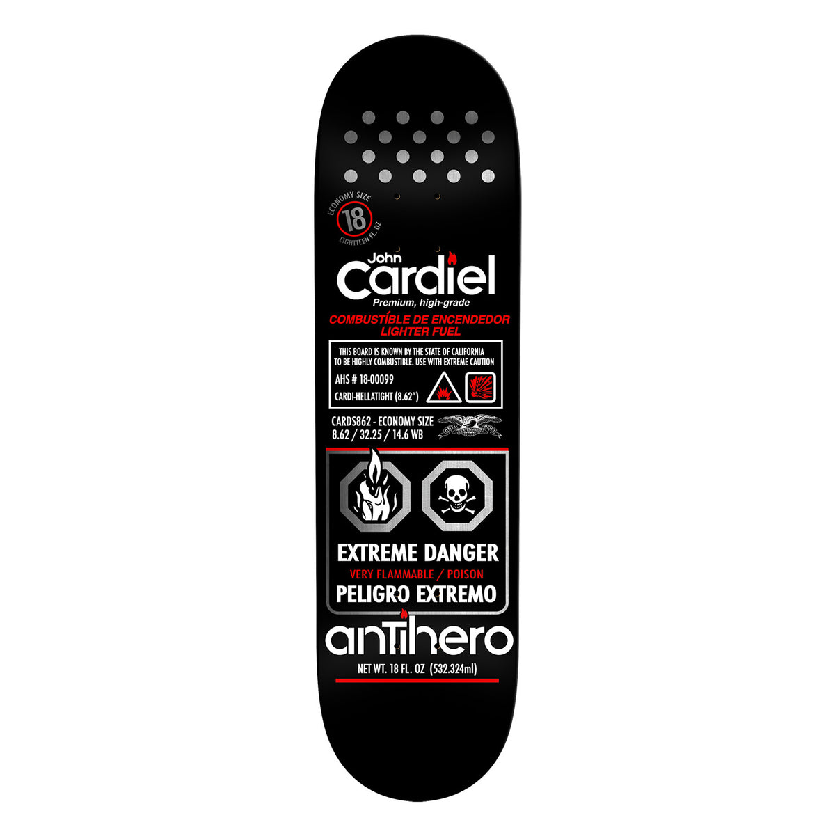 Antihero John Cardiel Fueled Up Deck