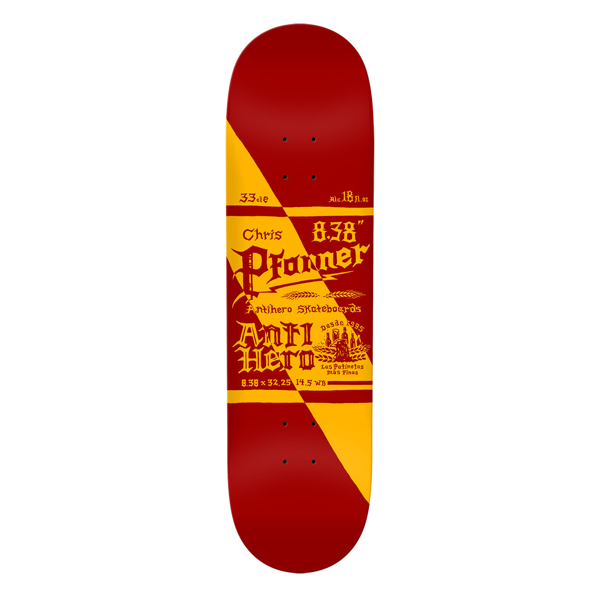 Antihero Chris Pfanner Mas Refrescos Deck