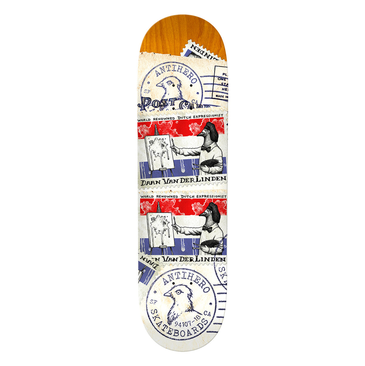 Antihero Daan Van Der Linden Postal Deck