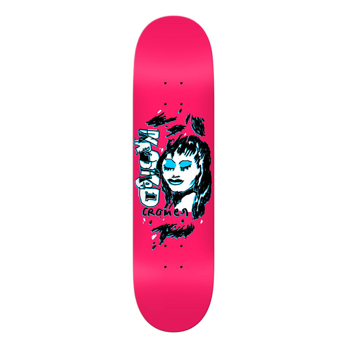 Krooked Brad Cromer Pink And Blue Deck