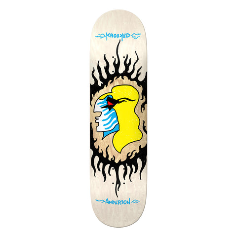 Krooked Manderson Pink Flame Deck