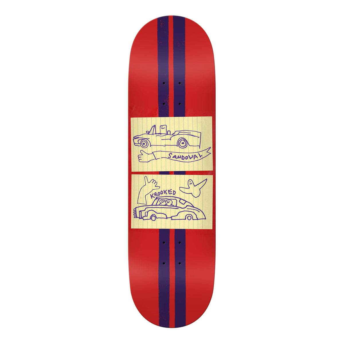 Krooked Ronnie Sandoval Racecar Deck