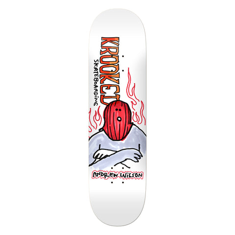 Krooked Andrew Wilson Fire Mask Deck