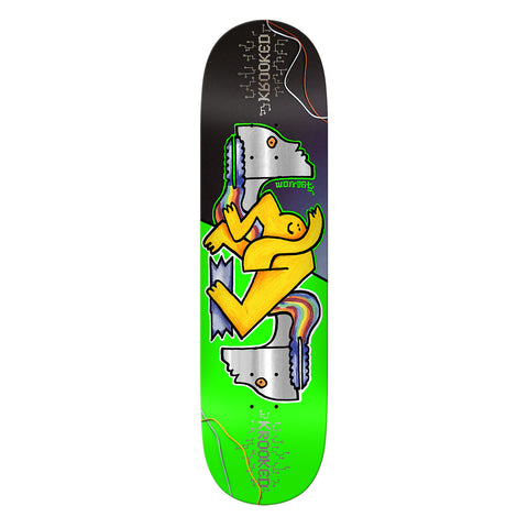 Krooked Bobby Worrest Neon Robot Twin Tail Slick Deck