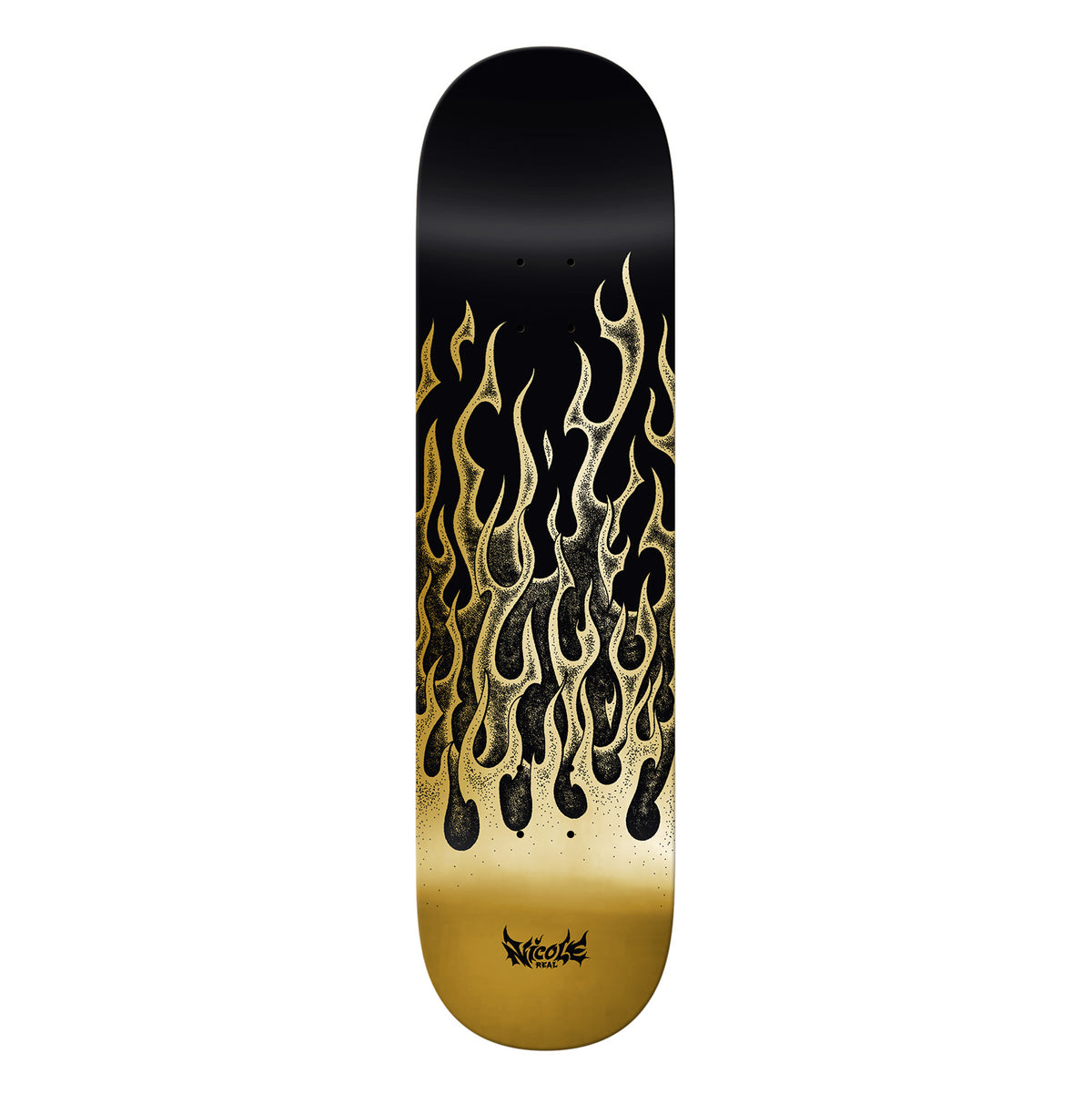 Real Nicole Hause Flames Redux Twin Nose Deck