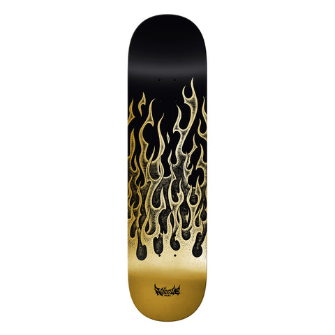 Real Nicole Hause Flames Redux Twin Nose Deck