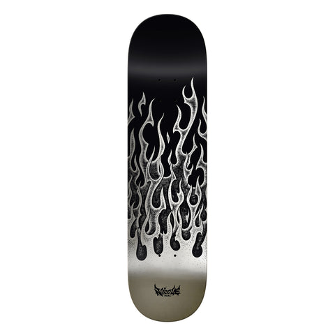 Real Nicole Hause Flames Redux Twin Nose Deck