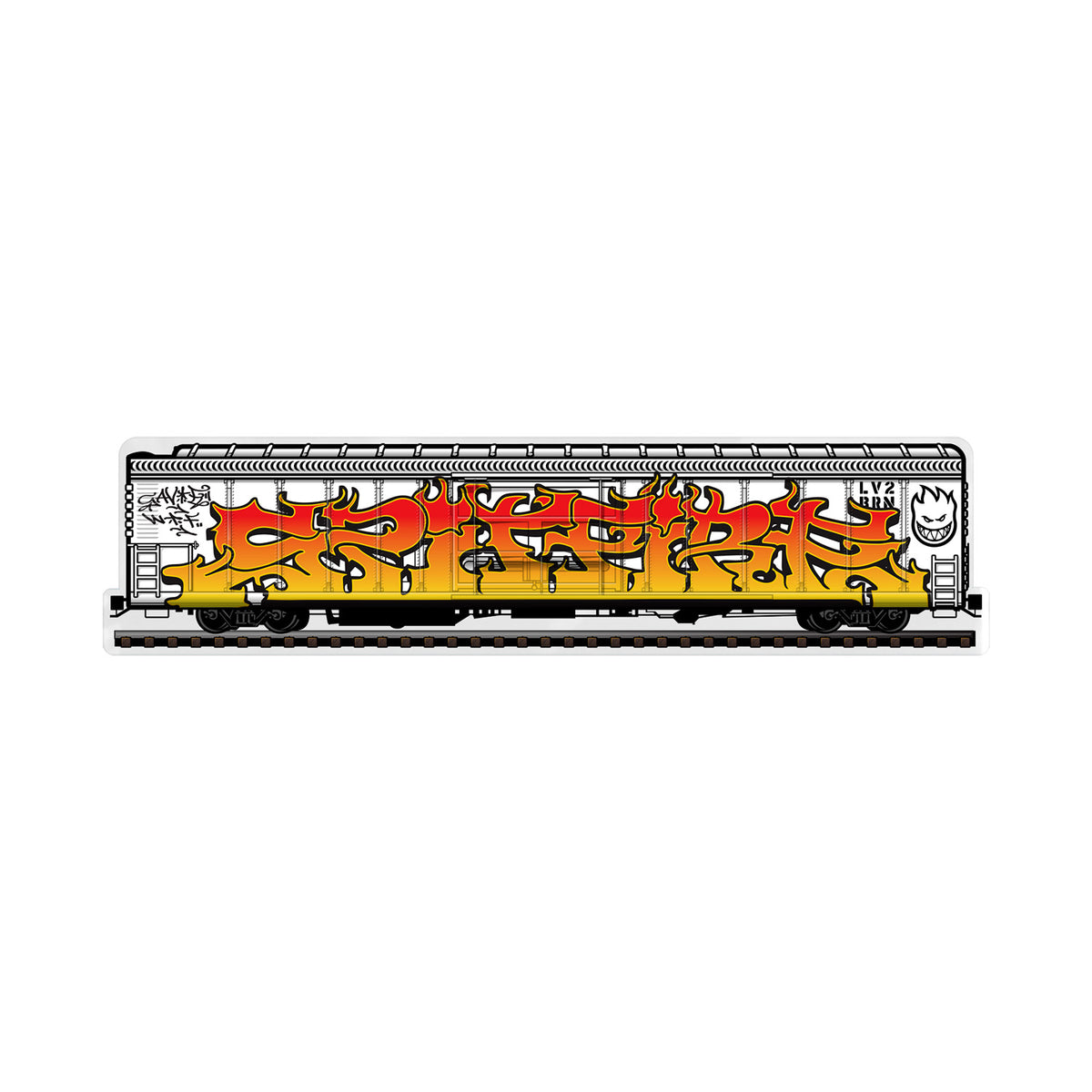 Spitfire Savie II Train Yard Sticker