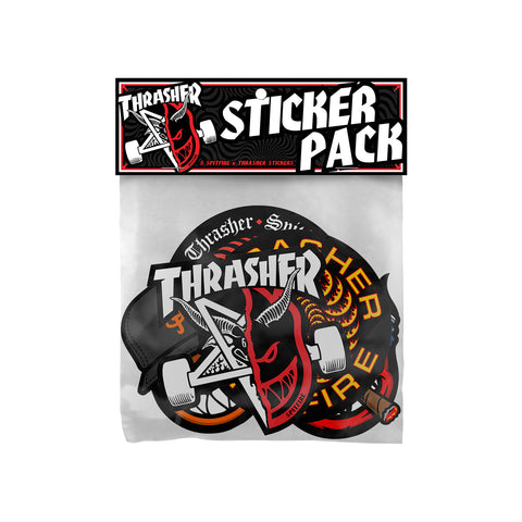 Spitfire X Thrasher Sticker Pack