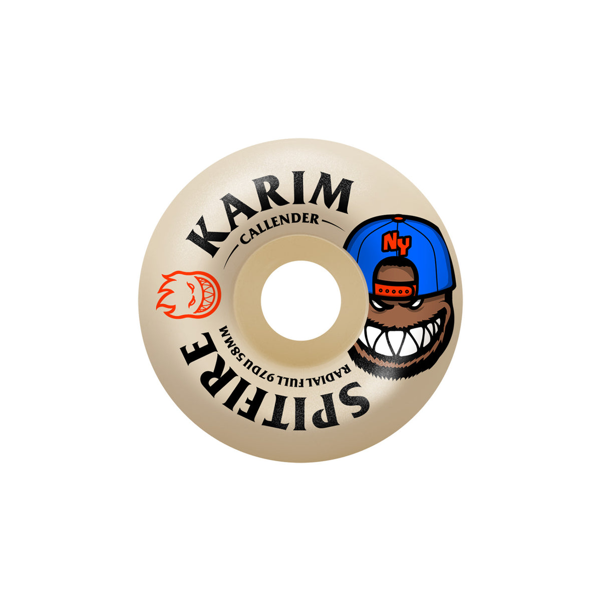 Spitfire Formula Four Karim Callender Burn Squad Radial Full Wheel 97DU