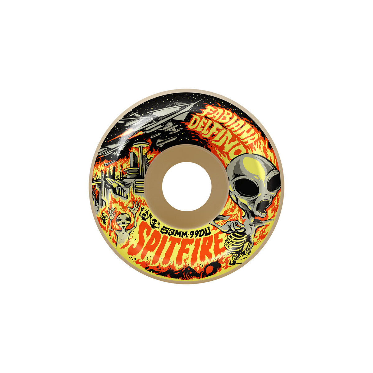 Spitfire Formula Four Fabiana Delfino Invasion Conical Full 99DU Wheel