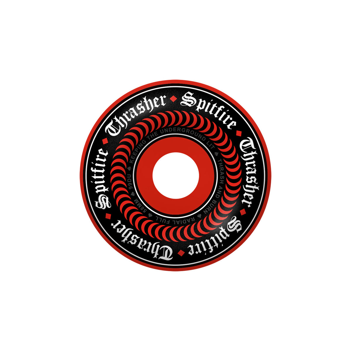 Spitfire Formula Four Thrasher Oath Radial Full Wheel 99DU