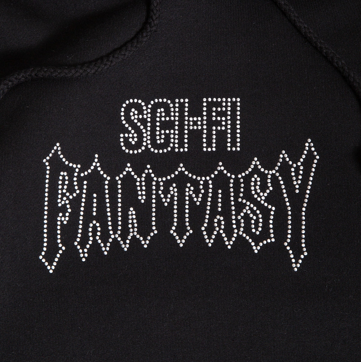 Sci-Fi Fantasy Biker Studded Hooded Sweatshirt – DLX